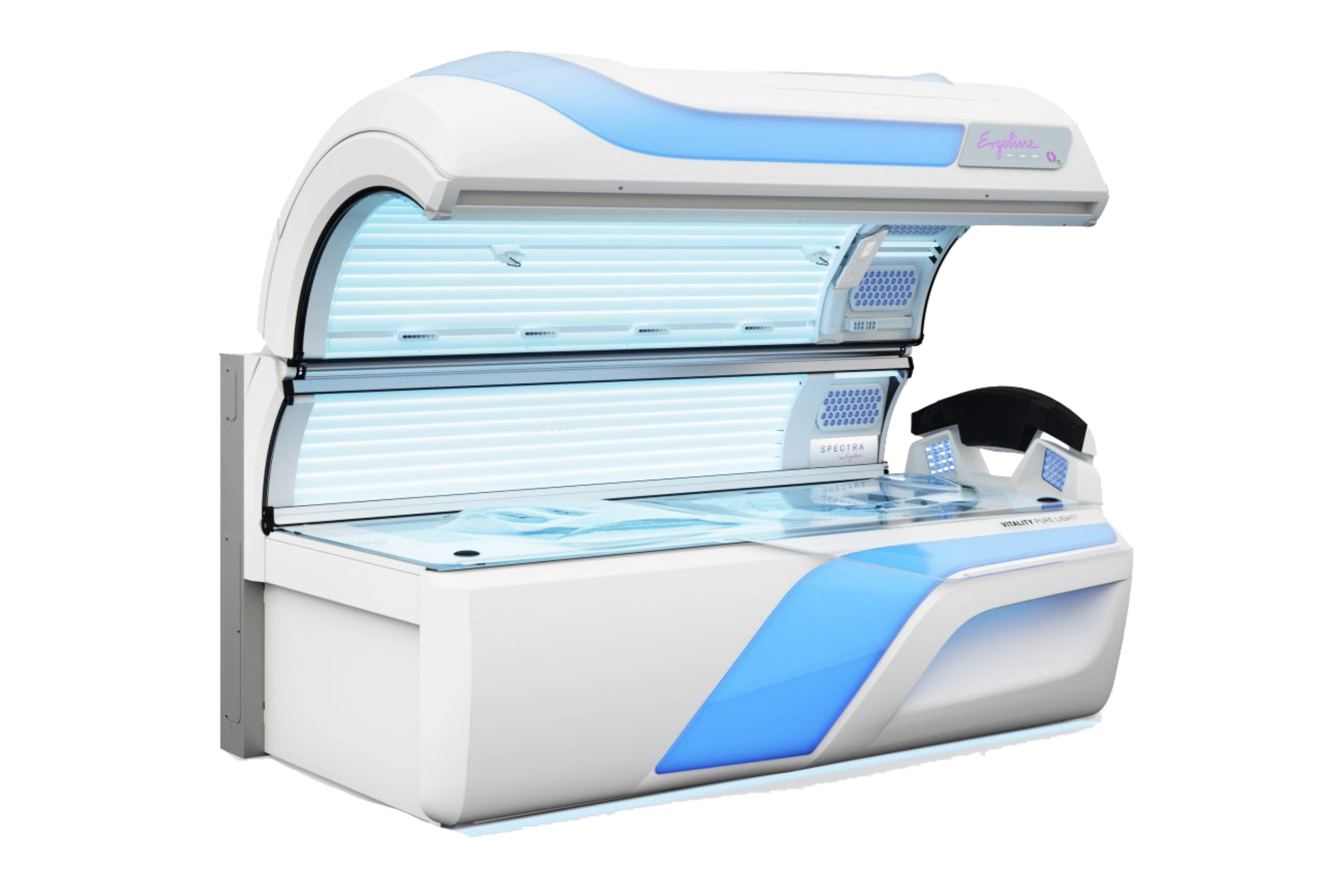 Lay down tanning bed
